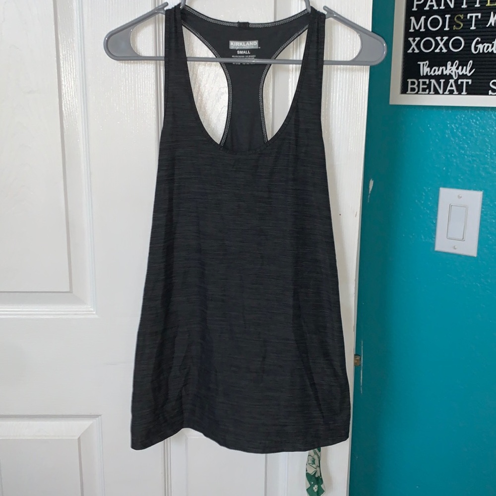 Athletic grey tank top